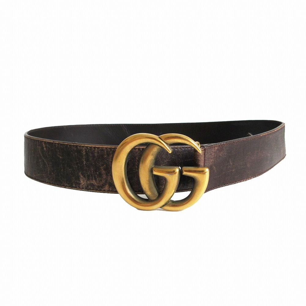 GUCCI グッチ 036.2194.1654.85.34 マーモント GGバックル ベルト
