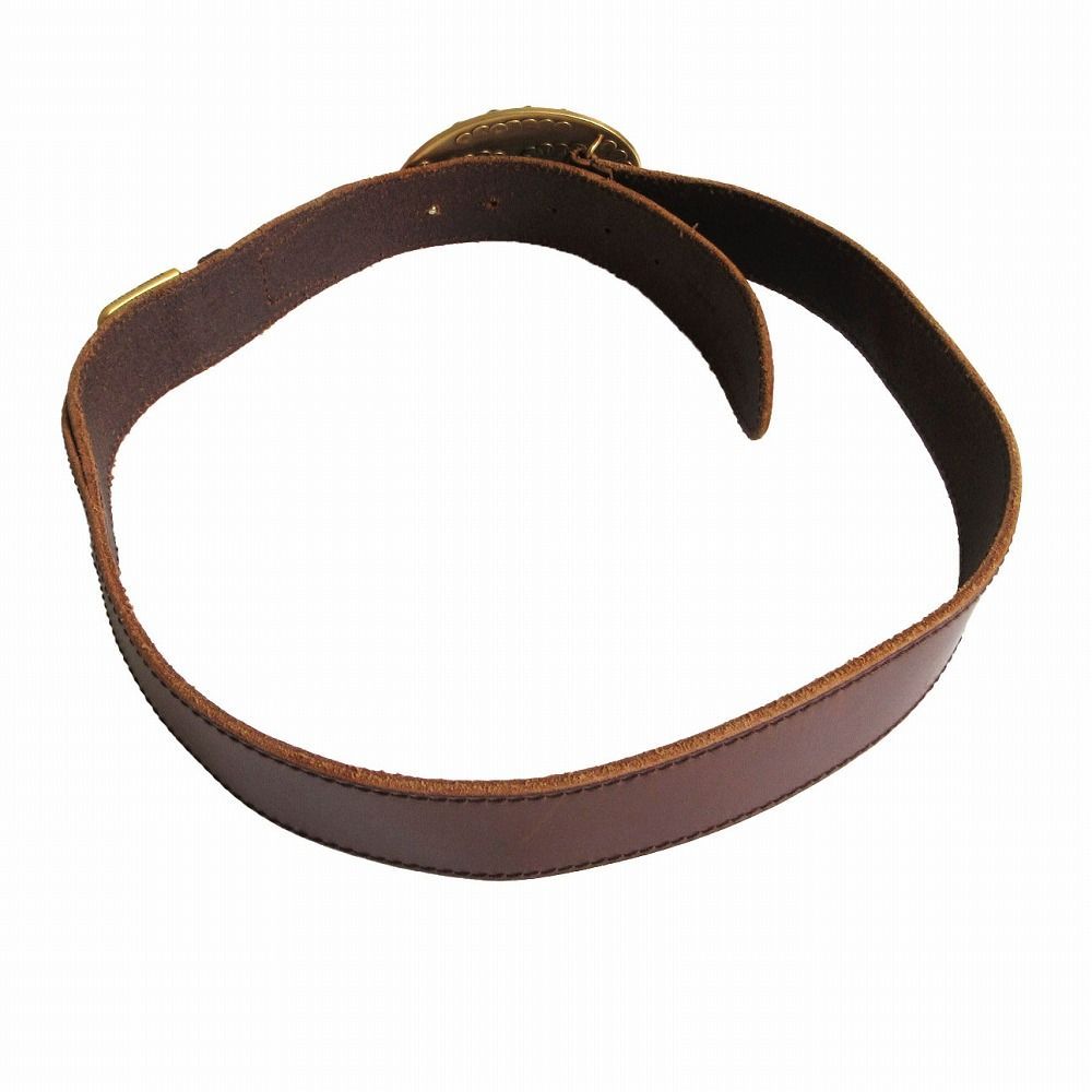 DOLCE&GABBANA ドルチェアンドガッバーナ ゴールドロゴバックル レザー