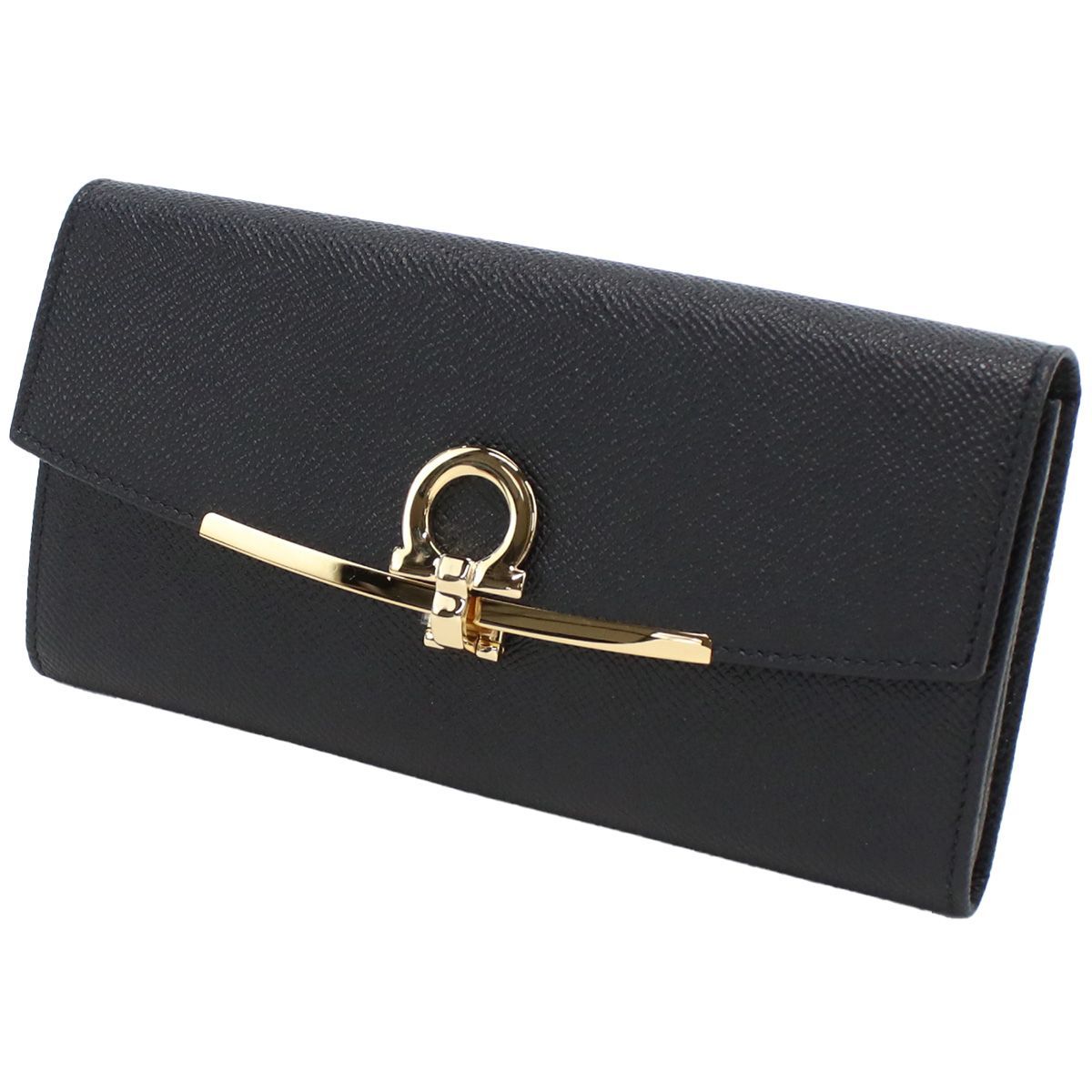 ゴールド金具 レザーウォレット