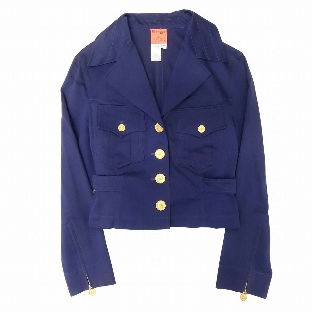 Vintage BAZAR de CHRISTIAN LACROIX クリスチャンラクロワ 金ボタン