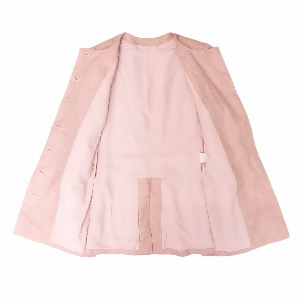 未使用RED VALENTINO ノーカラージャケット ピンク 未使用RED 未使用RED VALENTINO ノーカラージャケット ピンク 未使用RED