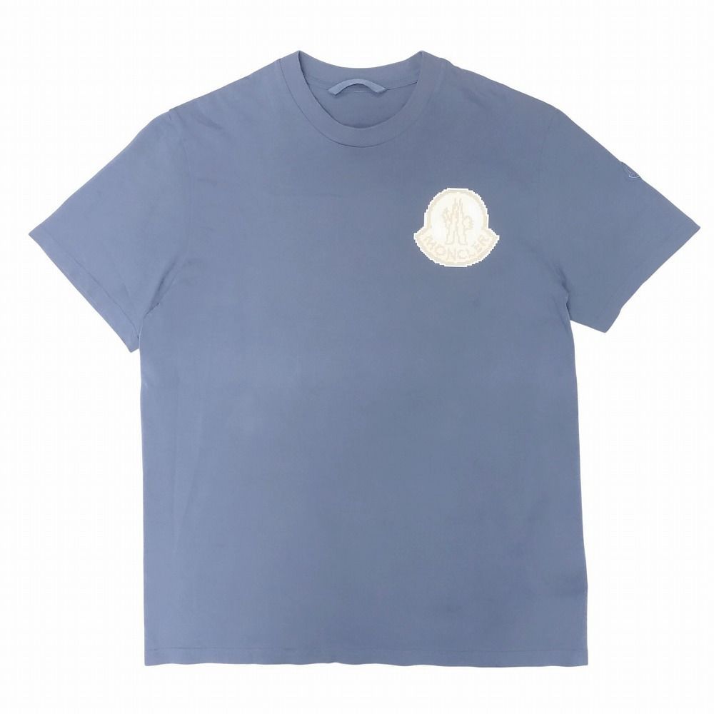 MONCLER（モンクレール） 24SS ロゴTシャツ 24ss MONCLER モンクレール ピクセル ロゴ Tシャツ カットソー 半袖