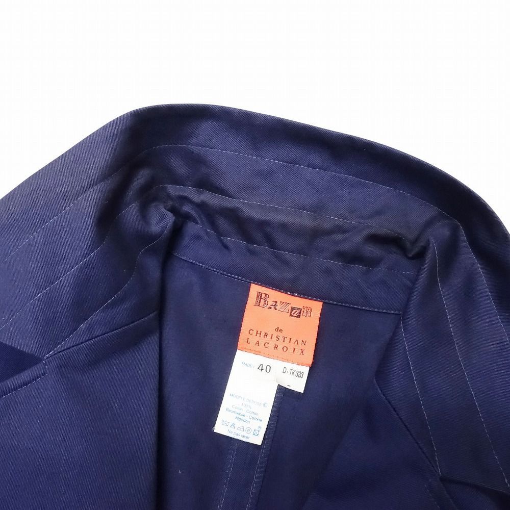 Vintage BAZAR de CHRISTIAN LACROIX クリスチャンラクロワ 金ボタン