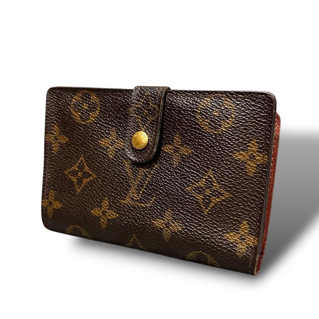 ルイヴィトン ヴィエノワモノグラムがま口折り財布 8枚モデル LOUIS VUITTON ヴィトン ヴィエノワ モノグラム がま口 折り財布