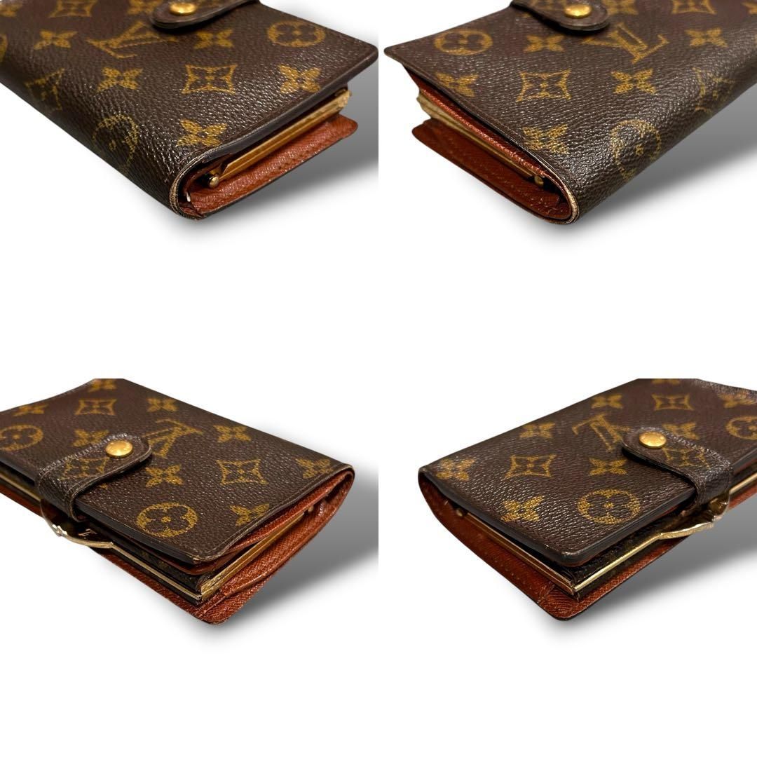 LOUIS VUITTON ヴィトン ヴィエノワ モノグラム がま口 折り財布