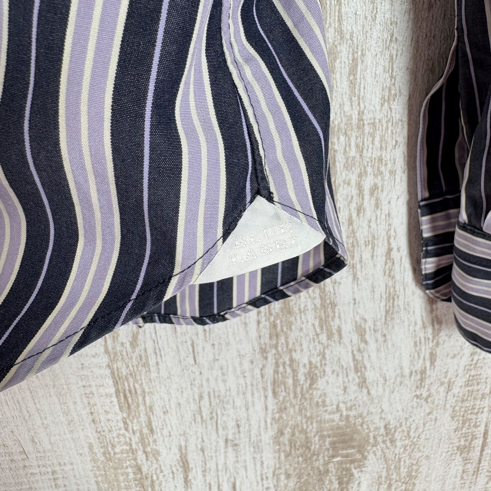 希少 バーバリー ビッグ ホースロゴ 刺繍 ブラウス シャツ ストライプ XL 希少 バーバリー ビッグ ホースロゴ 刺繍 ブラウス シャツ ストライプ XL