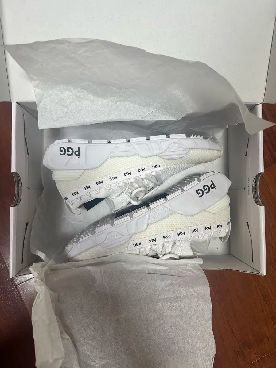 パーリーゲイツ PGG シーグリ ロゴ レディース ゴルフシューズ