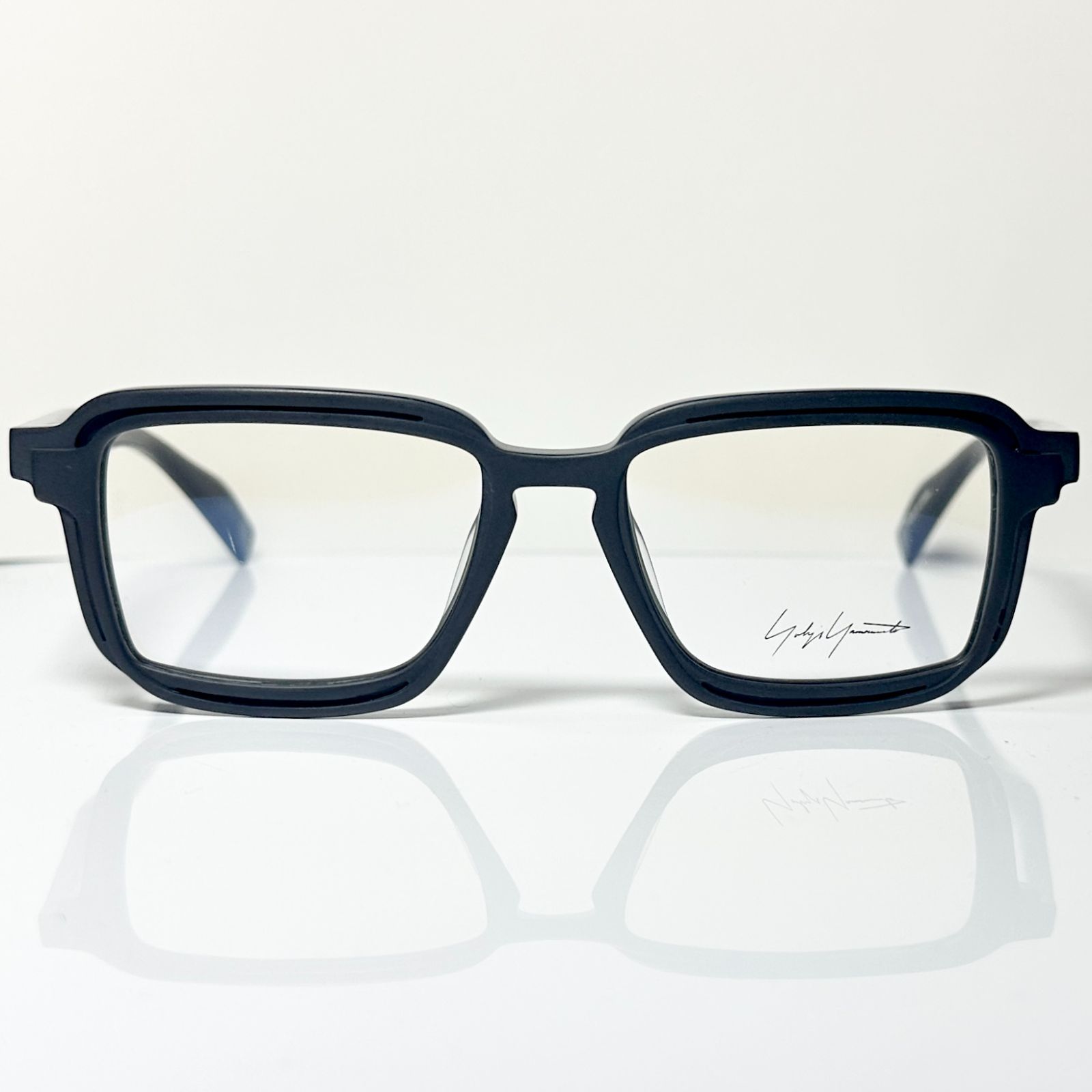 Yohji Yamamoto ヨウジヤマモト YY 1038 613 黒 メガネ ケース付き Y 3