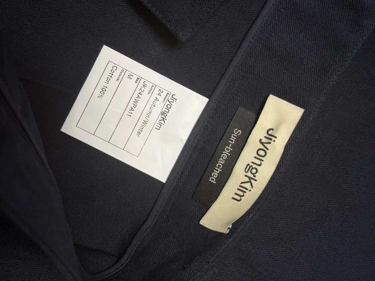  ジヨンキム 24 aw ダブルニーパンツ ネイビー m チノパン パンツ