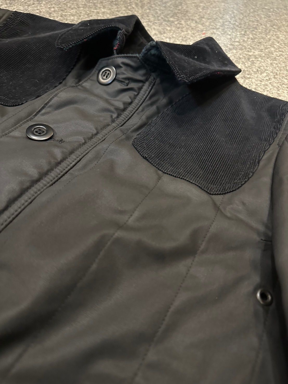 コーティングコットン ハンティングジャケット