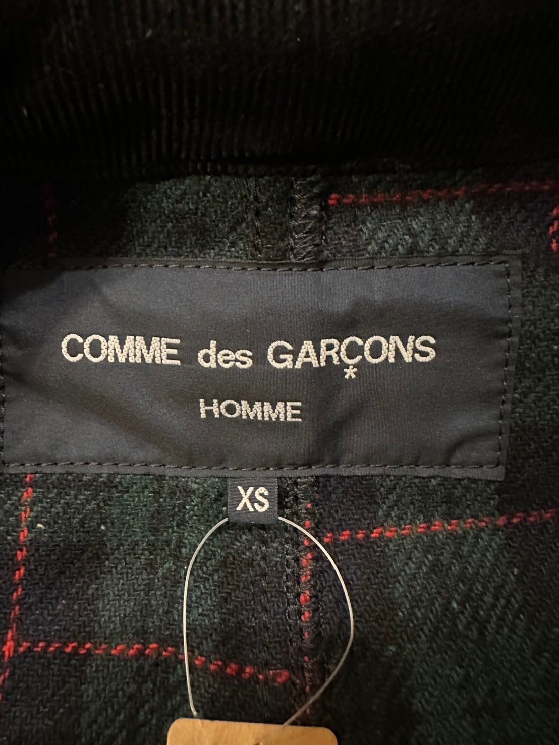 COMME des GARCONS HOMME コーティングコットン ハンティングジャケット コーデュロイ切り替え KANDAIZUMI_COM