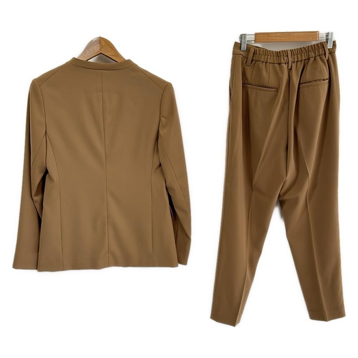 PLS T PLST プラステ レディースパンツスーツ レディース - ブラウン