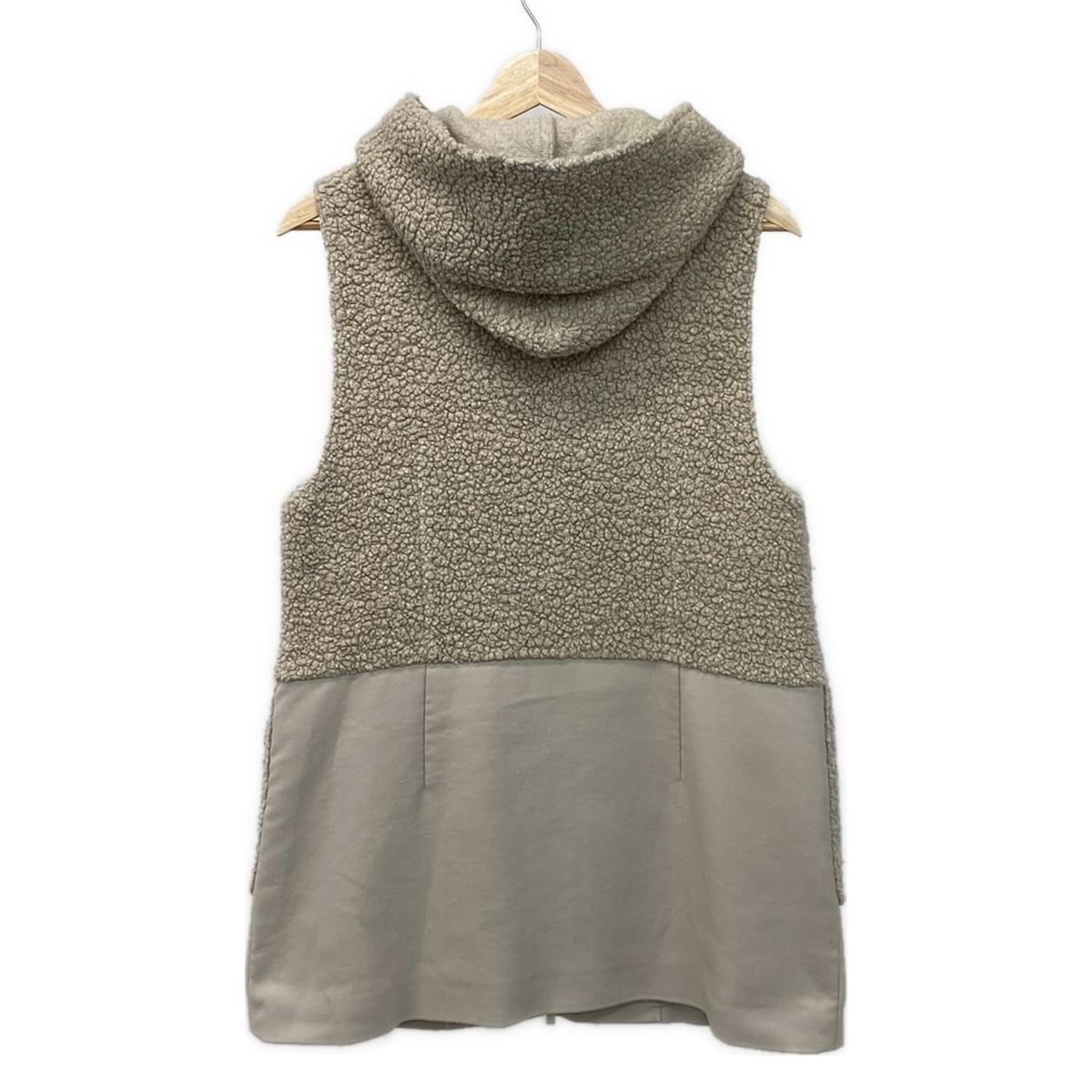 Rene ルネ コート サイズ36 S レディース - グレーベージュ ノースリーブ ジップアップ 春 秋