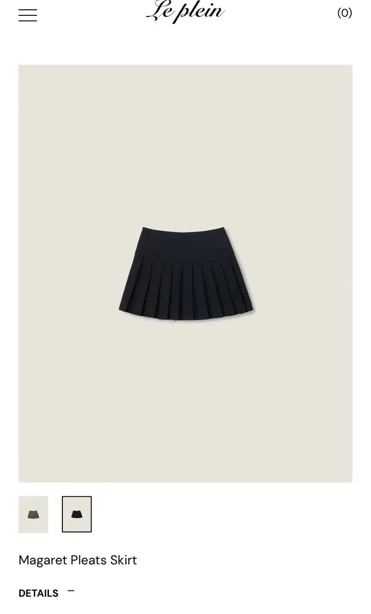 ルプレイン マーガレット プリーツ Magaret Pleats Skirt M
