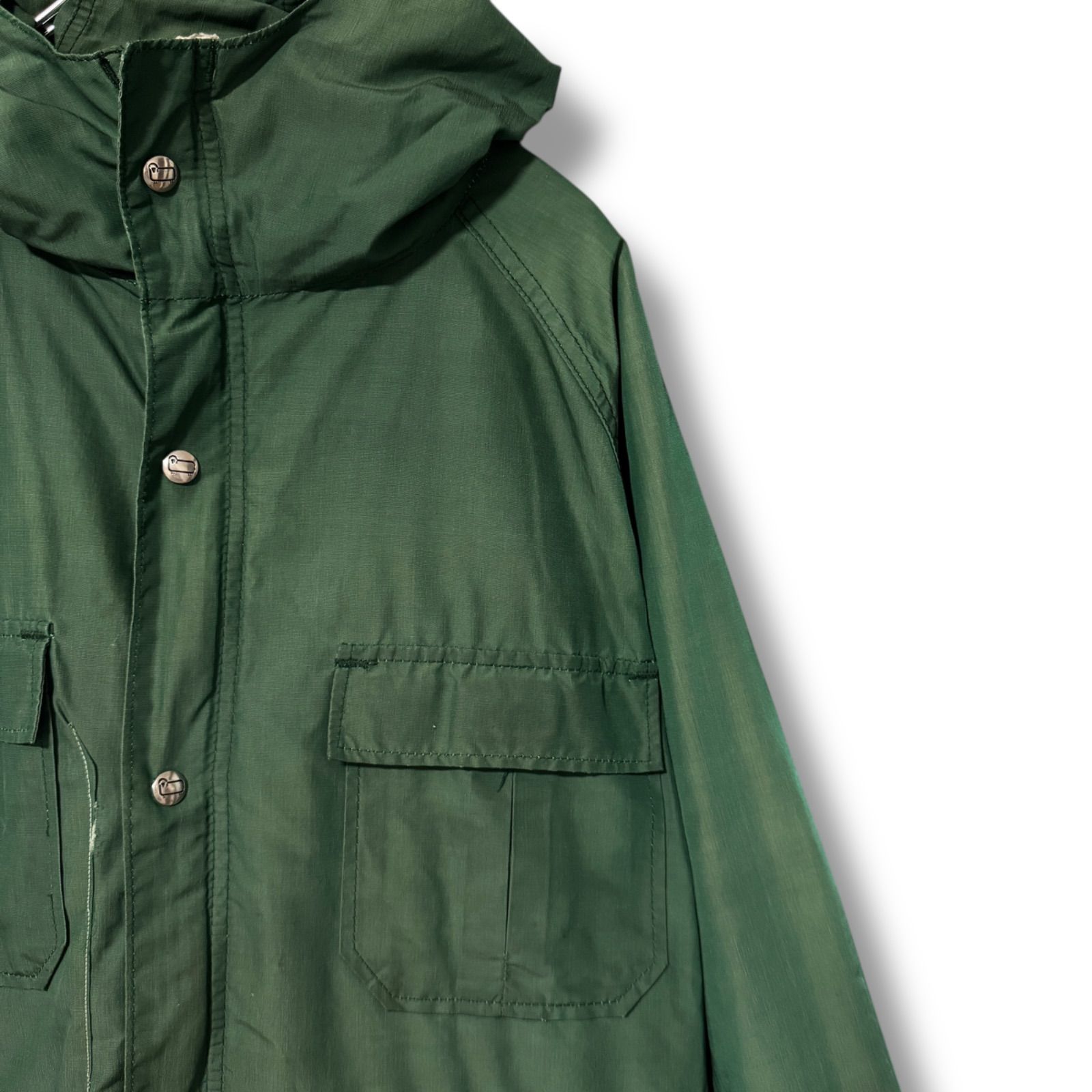 70s USA製 Woolrich マウンテンパーカー M ヴィンテージ グリーン