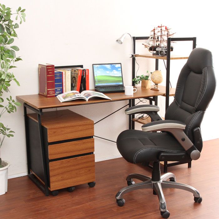 ワークデスク デスク パソコンデスク 幅120cm 奥行き60 木製 机 アンティーク おしゃれ 木目 ナチュラル シンプル 北欧