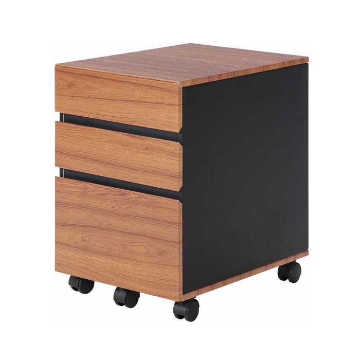 キャビネット サイドワゴン デスクワゴン ワゴン サイド 幅40 奥行き54 キャスター付き 高さ59 デスク 収納 引き出し