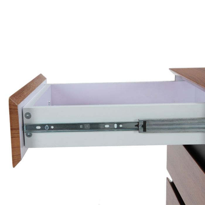 キャビネット サイドワゴン デスクワゴン ワゴン サイド 幅40 奥行き54 キャスター付き 高さ59 デスク 収納 引き出し