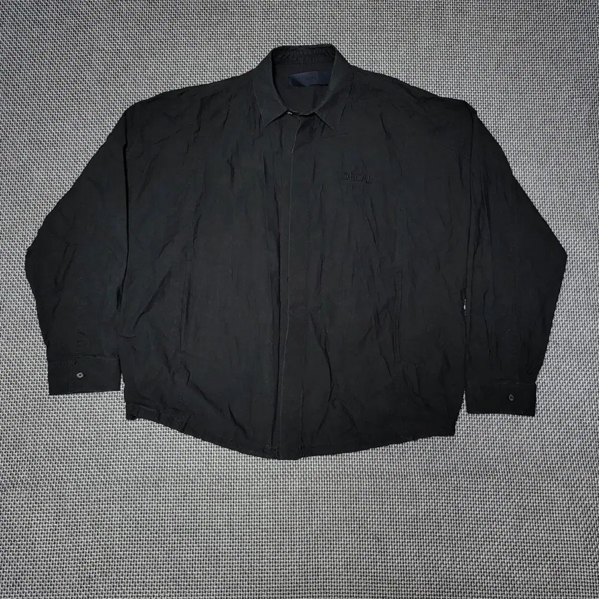 ジュンジェイ デコール シンメトリー ナイロン シャーリング シャツ 44