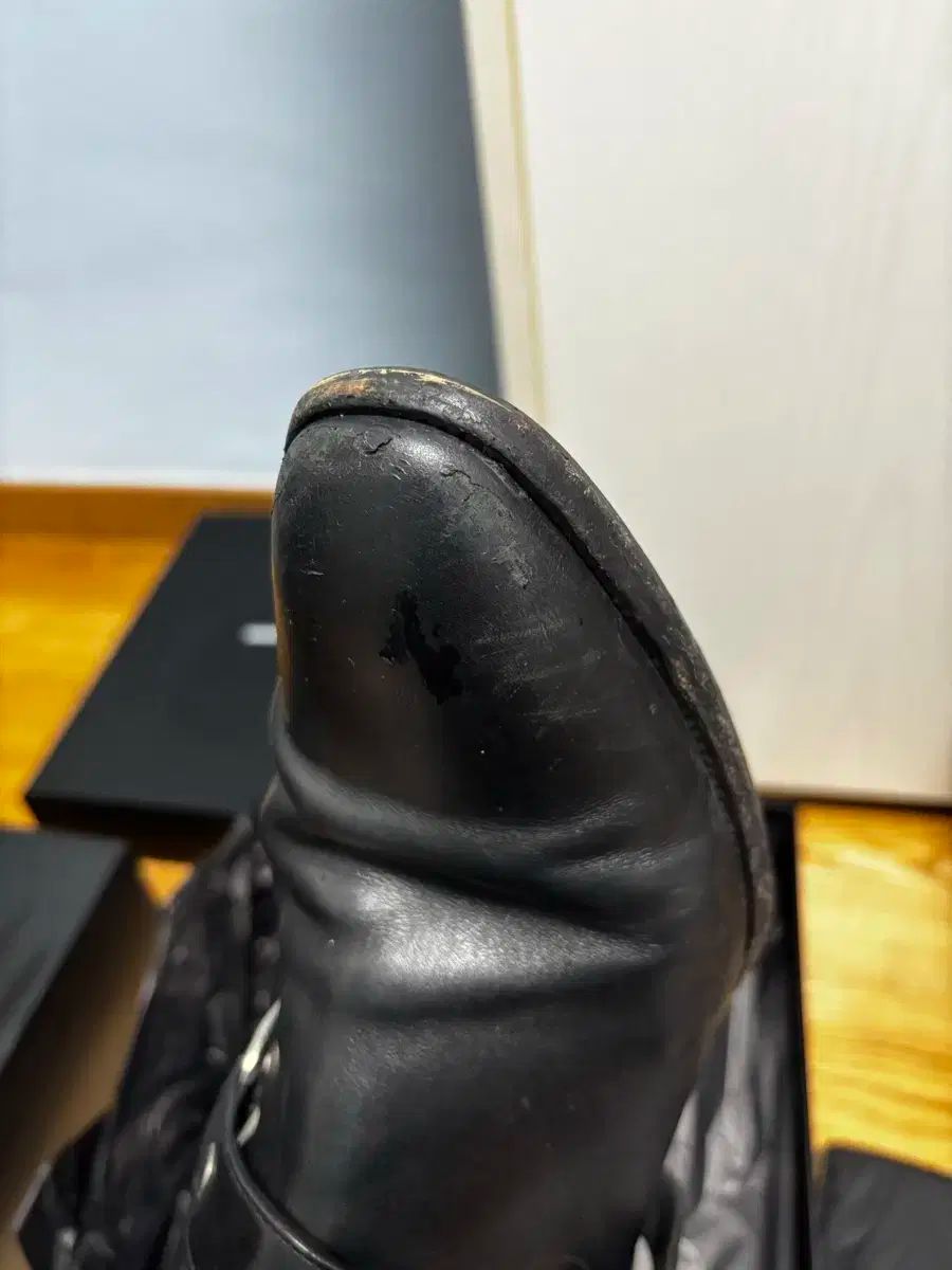 Saint Laurent サンローラン ハーネス ブーツ