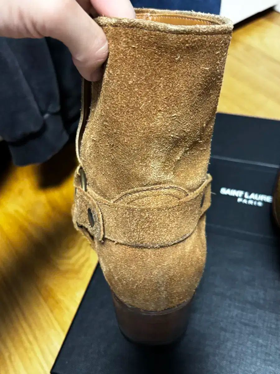  エディシーズン Saint Laurent サンローラン ハーネス ブーツ その他 ブーツ 革靴