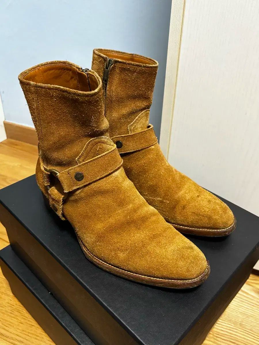 エディシーズン Saint Laurent サンローラン ハーネス ブーツ 40サイズ