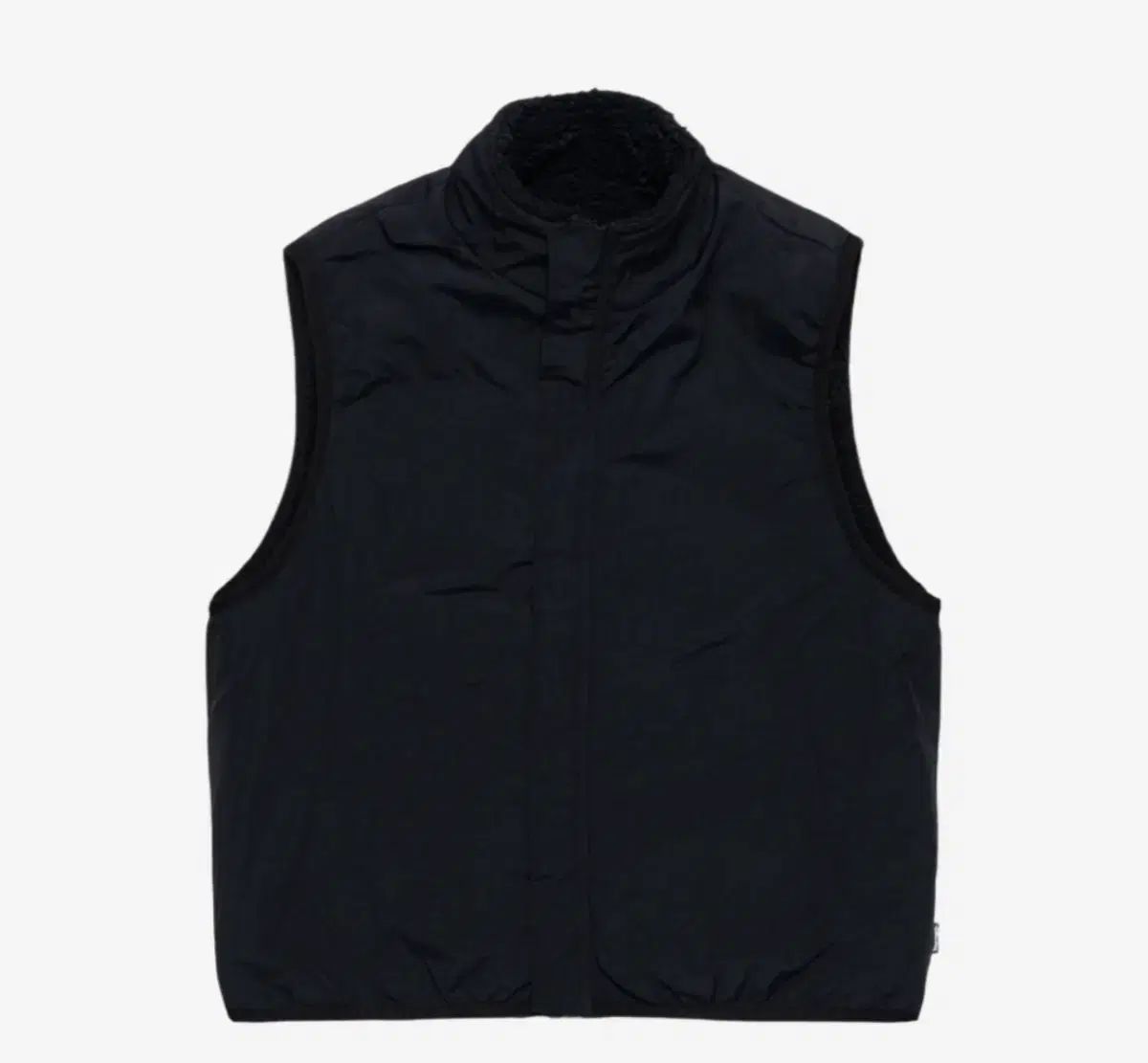 STUSSY シェルパ リバーシブル ベスト ブラック