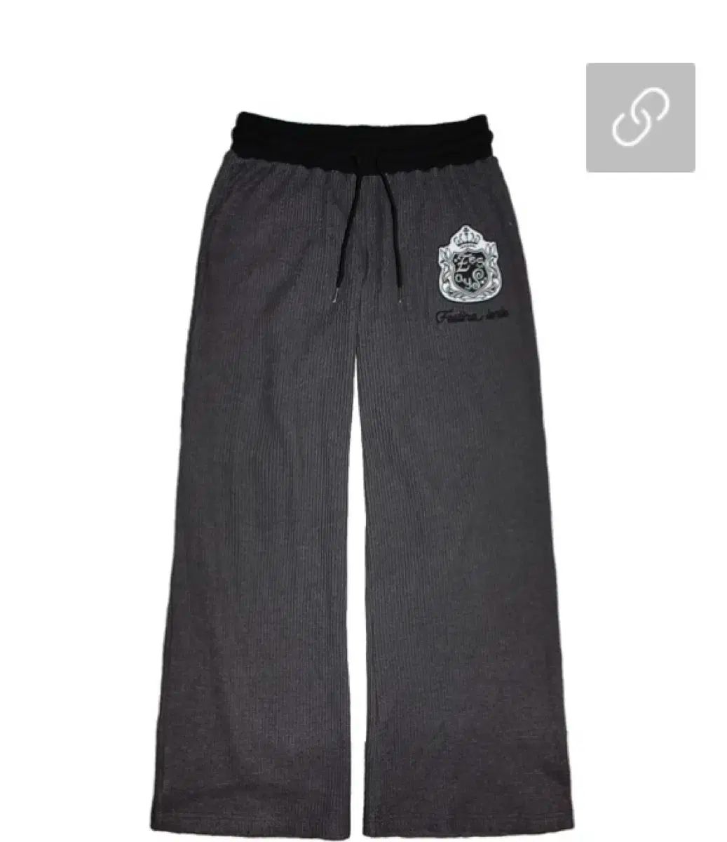 eessay ワッフル トレーナー セットアップ チャコール