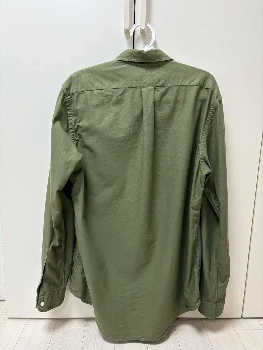 ポロ ガーメントダイイング シャツ カーキ オリーブ