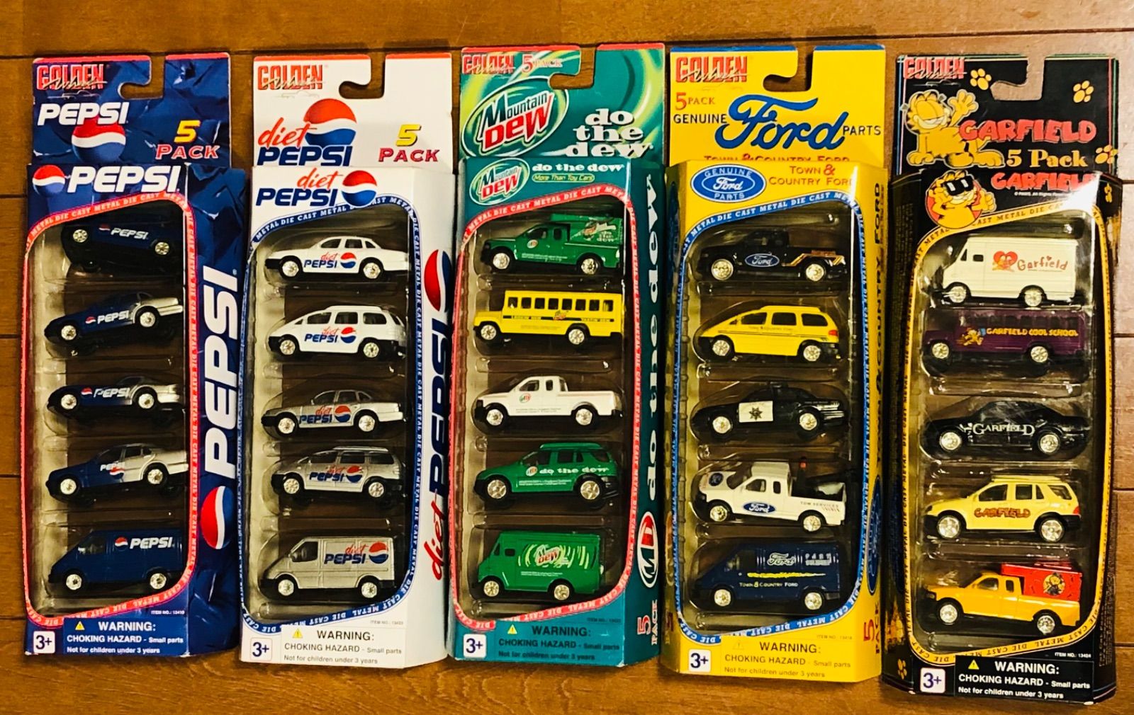 ミニカー まとめ売り ペプシ ダイエットペプシ ガーフィールド