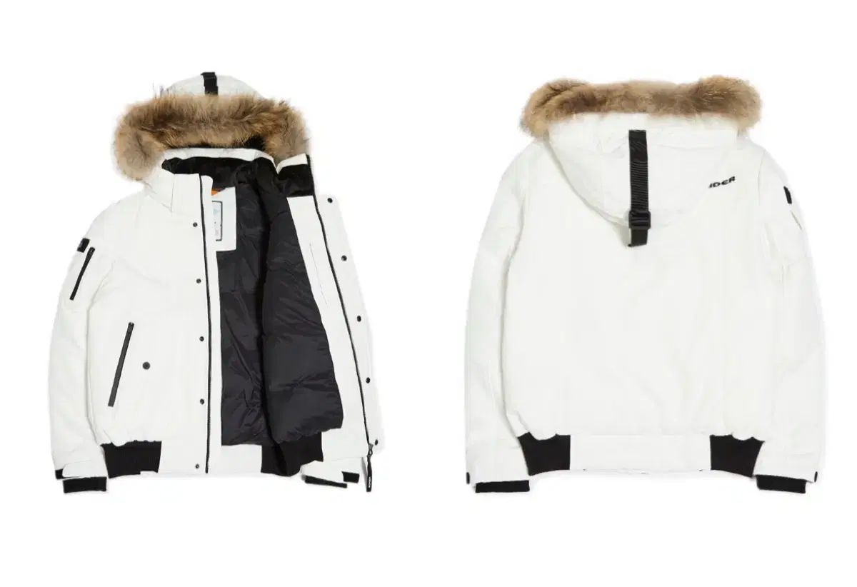 アイダー ストゥーキー ショートダウン 白 W2