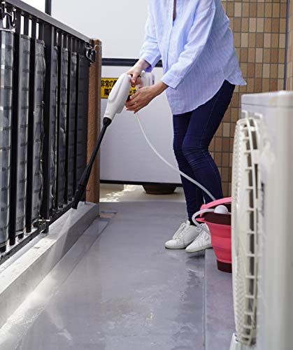  工進 KOSHIN 18 V 2 0 Ah 充電式 洗浄機 ガンタイプ SJC 1820 バッテリー 充電器付 コードレス ショートガン 軽量 コンパクト 自吸 水道直結 洗車 ベランダ 清掃 ホワイト ブラック 高圧洗浄機本体 高圧洗浄機