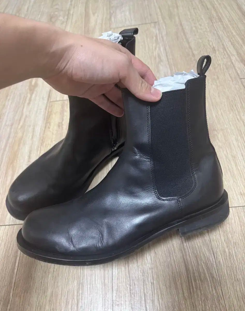 SHOOPEN フィットザサイズ x シューペン セクシー チェルシーブーツ ジッパー