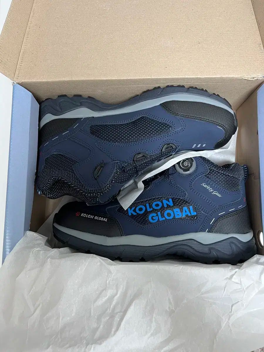 KOLONSPORTグローバル ダイアル メッシュ ノンスリップ安全靴 KG-622