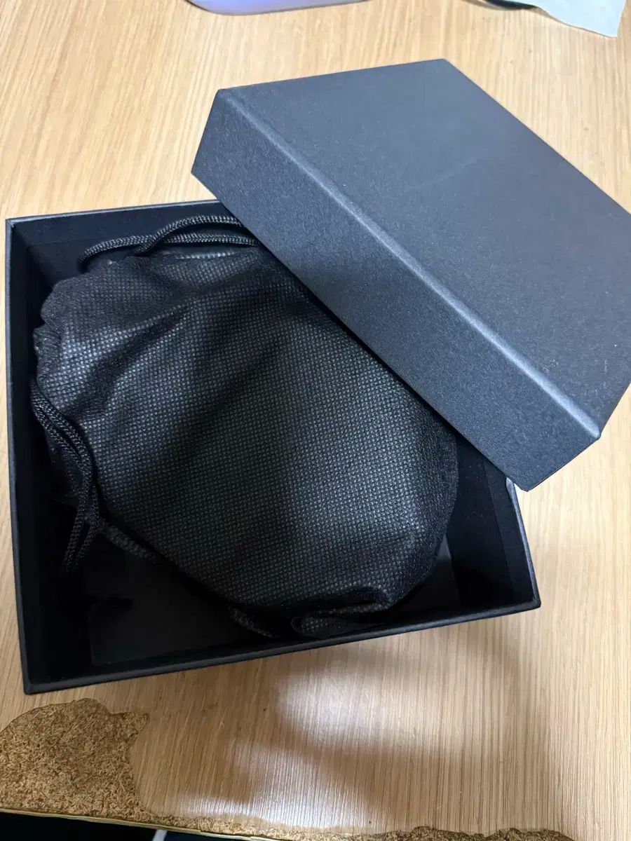 カミエンxMJD ダブル ホール ブラック カーフスキン