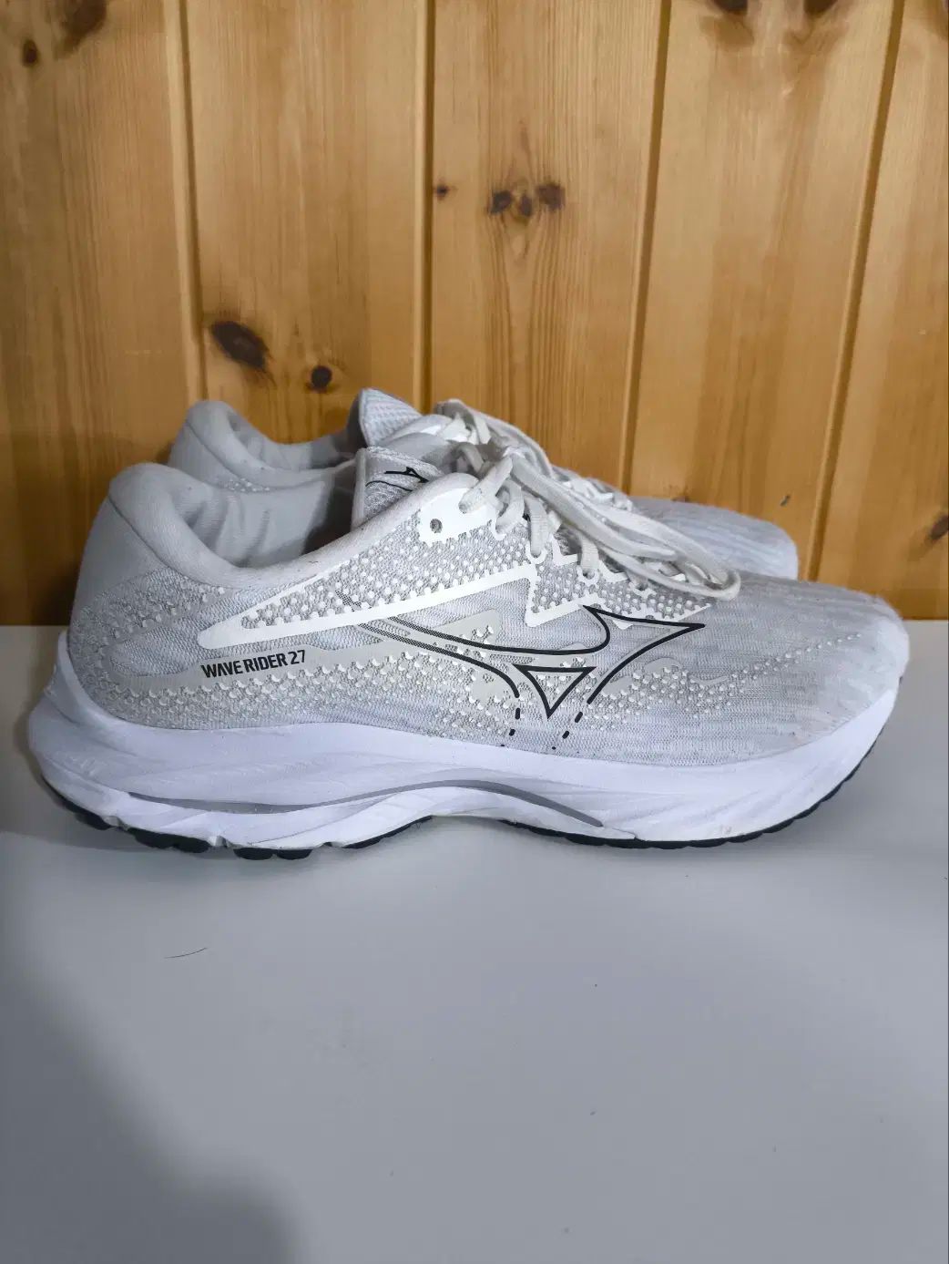 280 mm ミズノ ウェーブライダー27 マラソンスニーカー ランニングシューズ