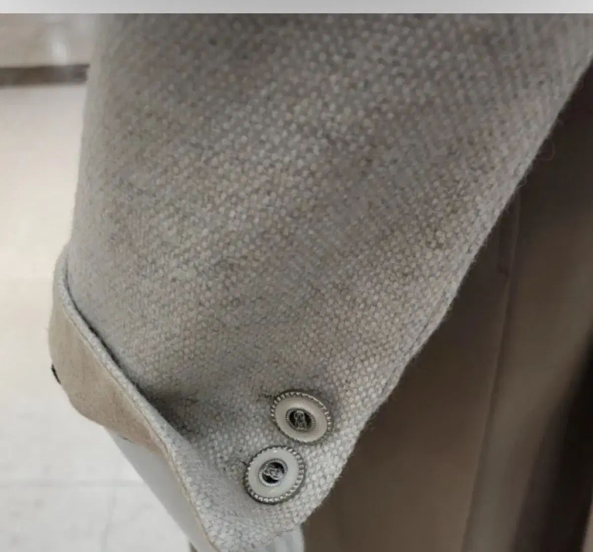 CC collect ポケット 刺繍 ジャケット_メランジ ベージュ GULLKHAN_COM