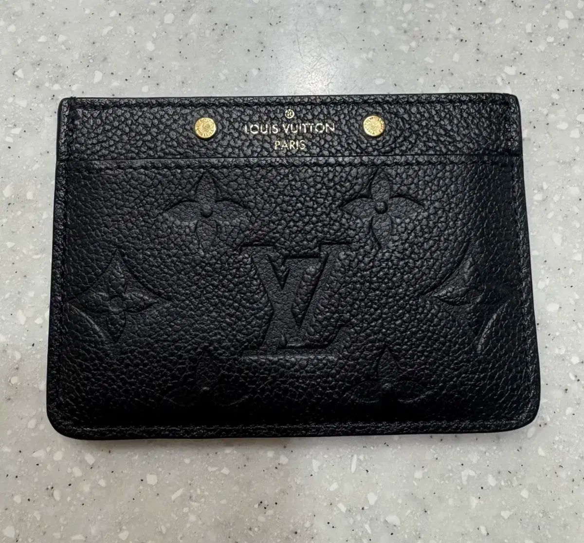 ルイヴィトン カードホルダー モノグラム アンプレット ブラック