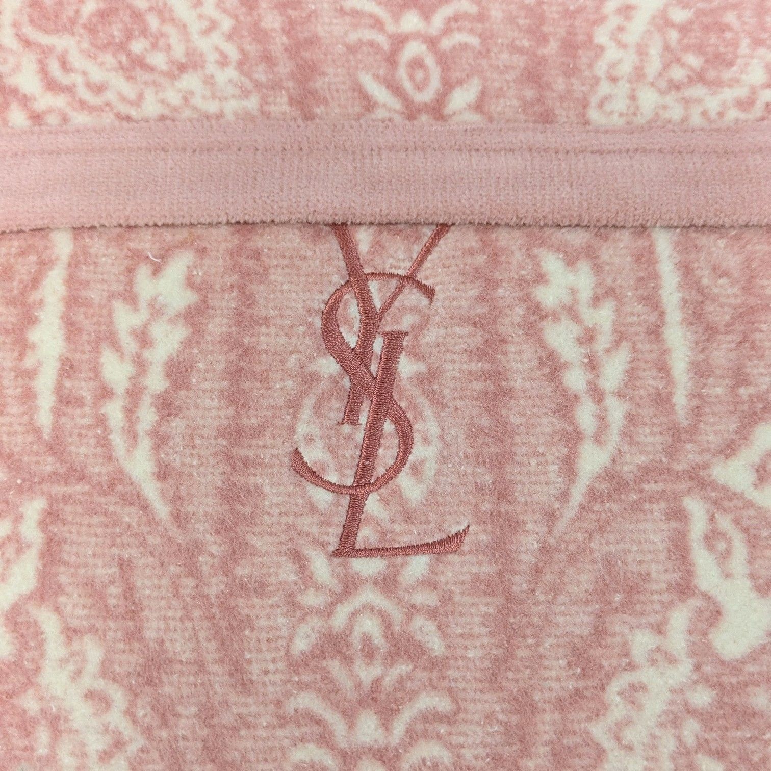 イブサンローラン 絹 シルク毛布 国産 ピンク Yves Saint Laurent 絹毛布 泰道リビング MARWIL-DEMENAGEMENTS_CH