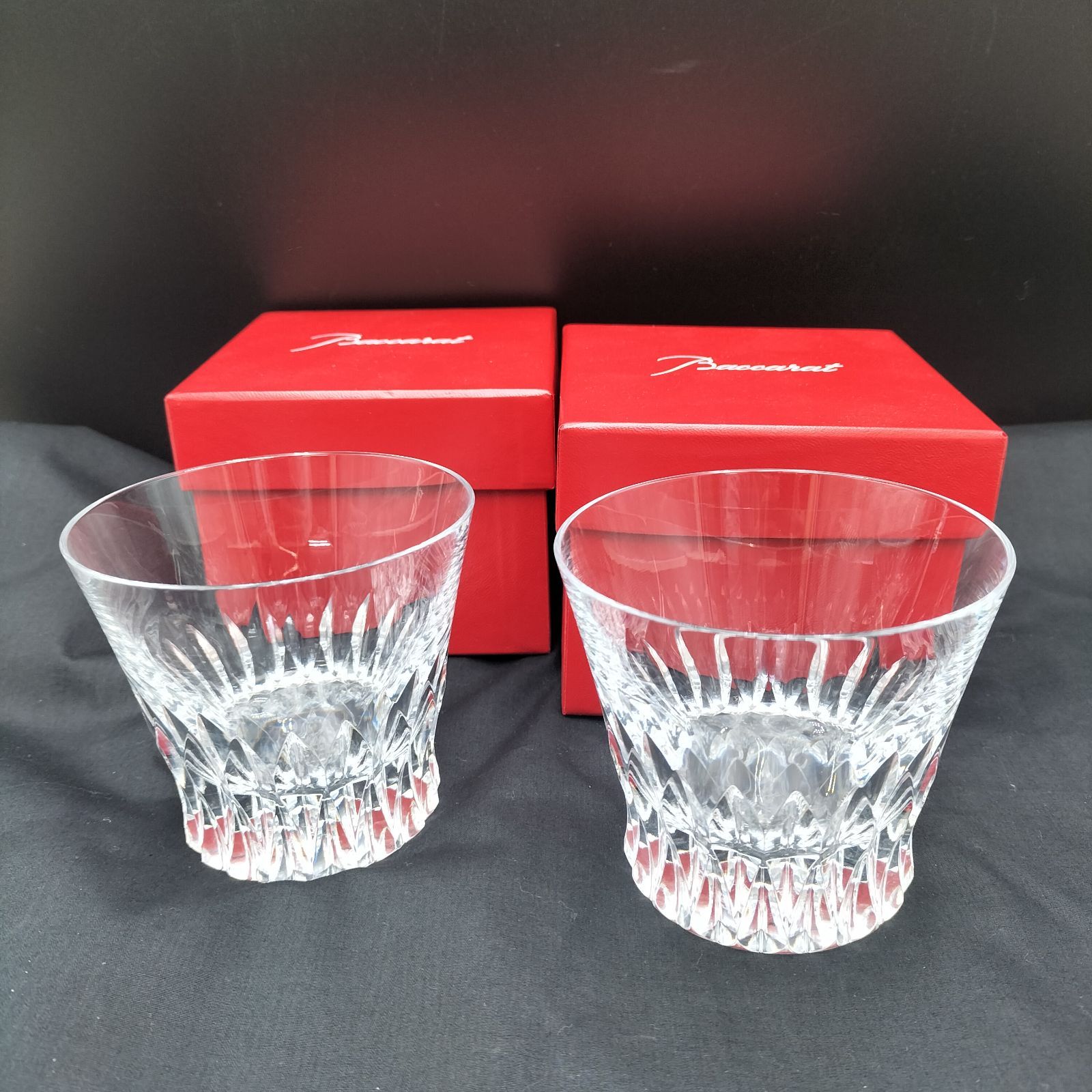 Baccarat バカラ クリスタル ロックグラス 2点 き モデルルーム I-2511TW2