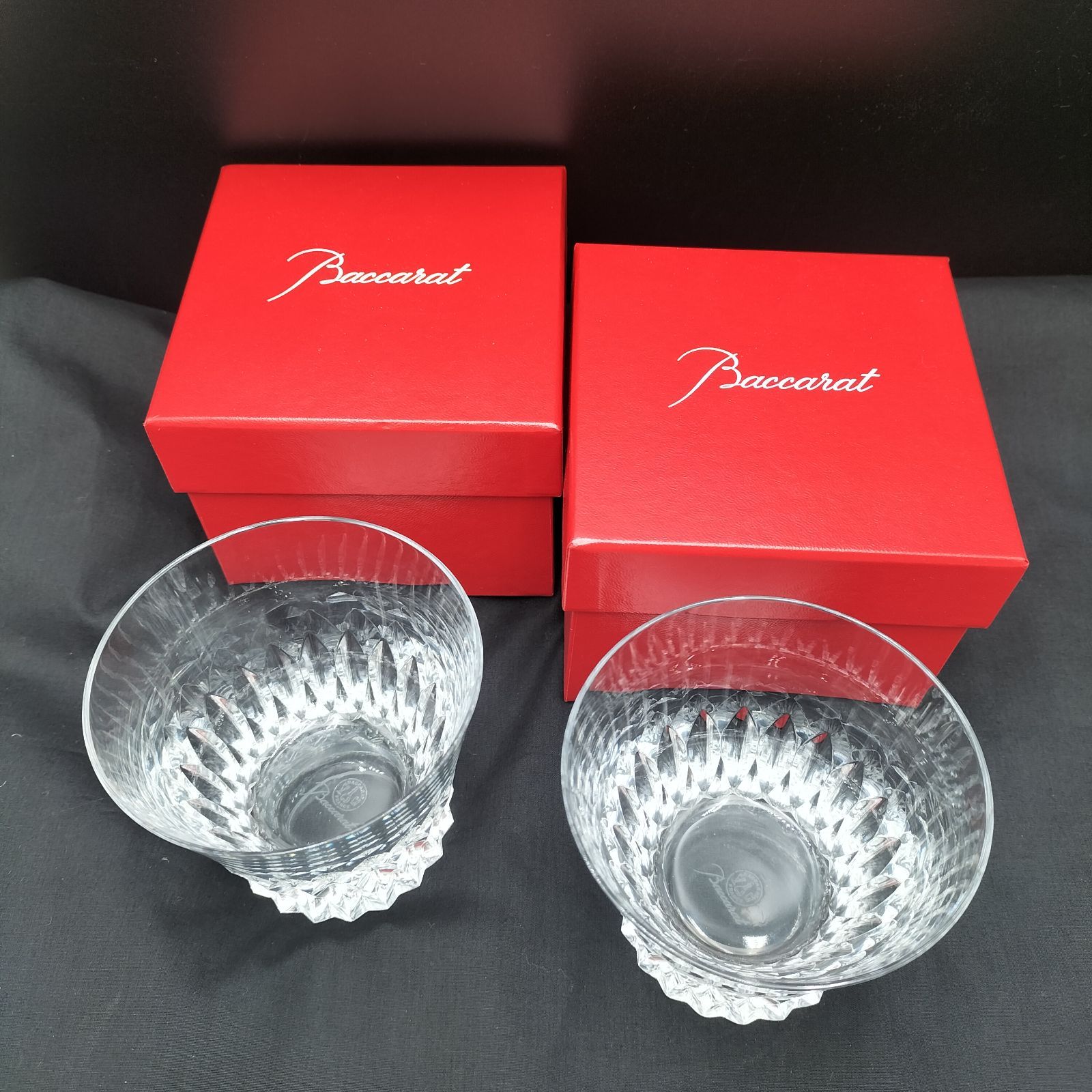Baccarat バカラ クリスタル ロックグラス 2点 き モデルルーム I 2511 TW 2