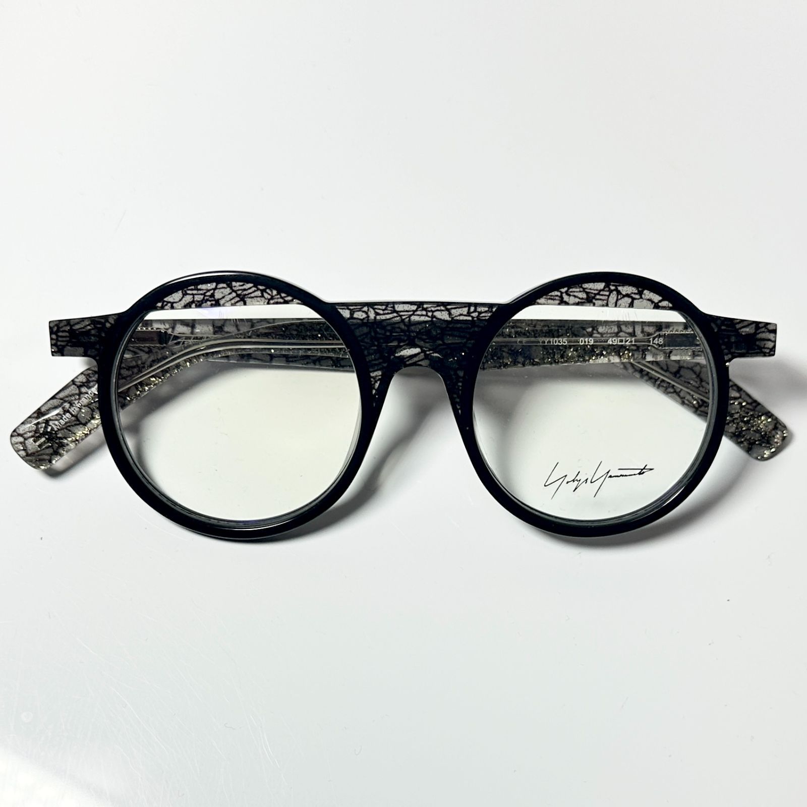 Yohji Yamamoto ヨウジヤマモト YY1035 019 メガネ 純正ケース付き フランス製 Y3