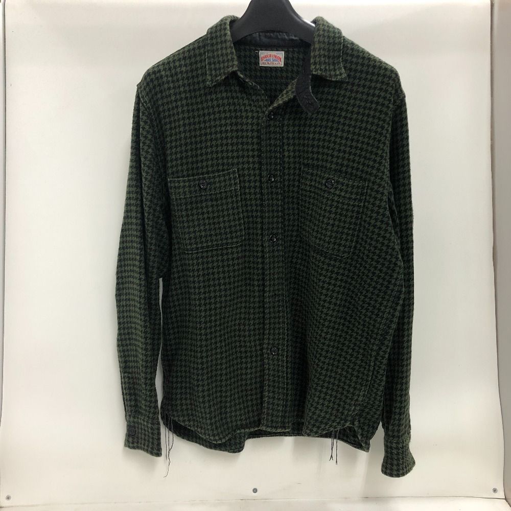 02w20122 The REAL McCOY S ザ リアルマッコイズ ネルシャツ グリーン メンズ サイズ不明 長袖シャツ コットン 品