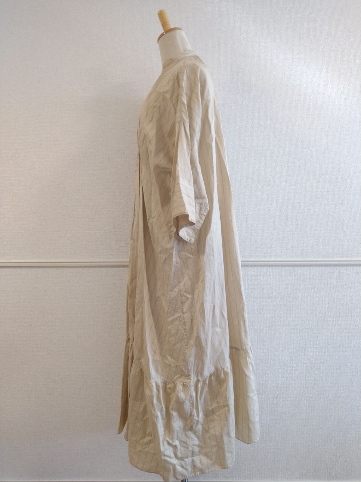 UNION LAUNCH SILK STRIPE DRESS ユニオンランチ シルク ストライプ ドレス ワンピース ONE PIECE