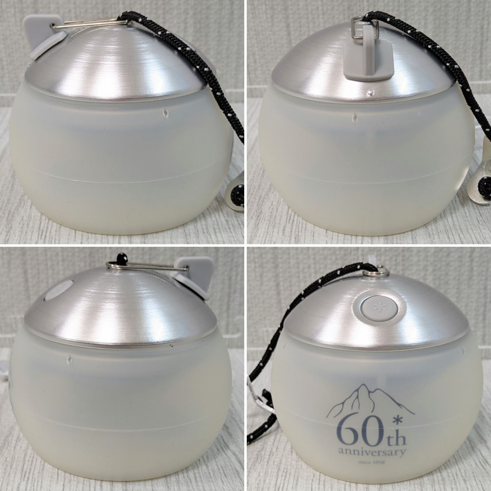 Snow peak 60周年 メタルほおずき ランタン スノーピーク USBケーブル 元箱