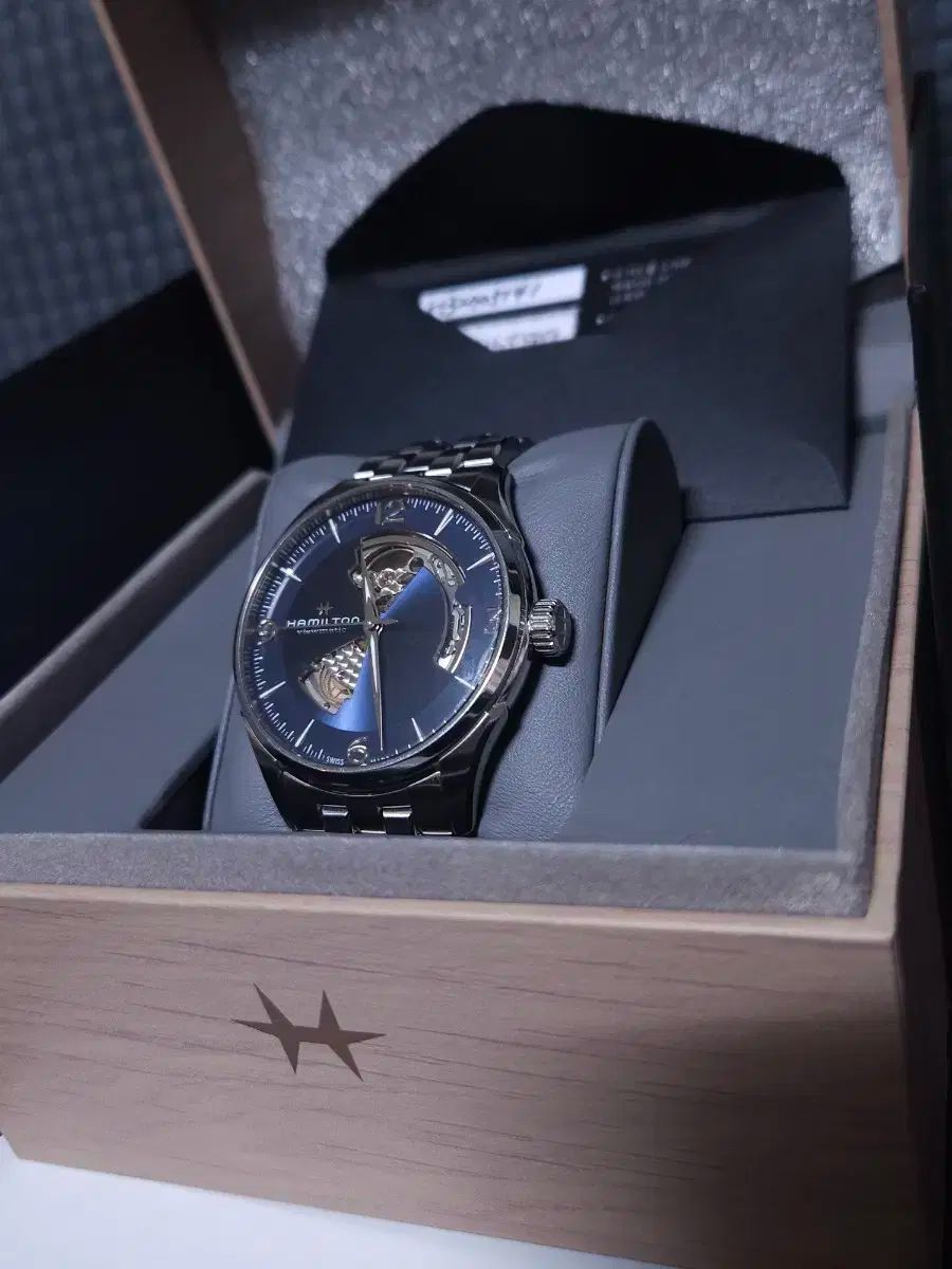 新モデル HAMILTON ハミルトン ジャズマスター オープンハート 42mm S級 液晶フィルム デザイン麻