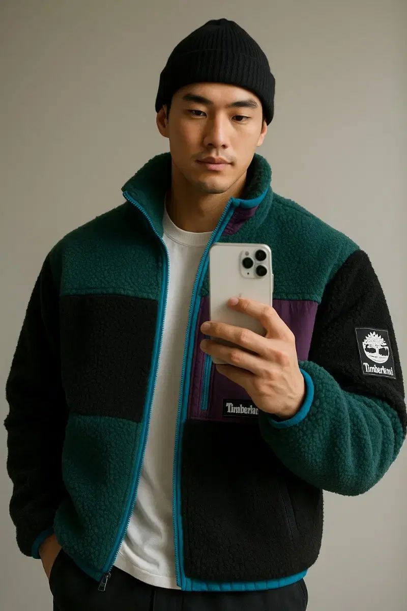 ティンバーランド シェルパ シープスキン ジップアップ