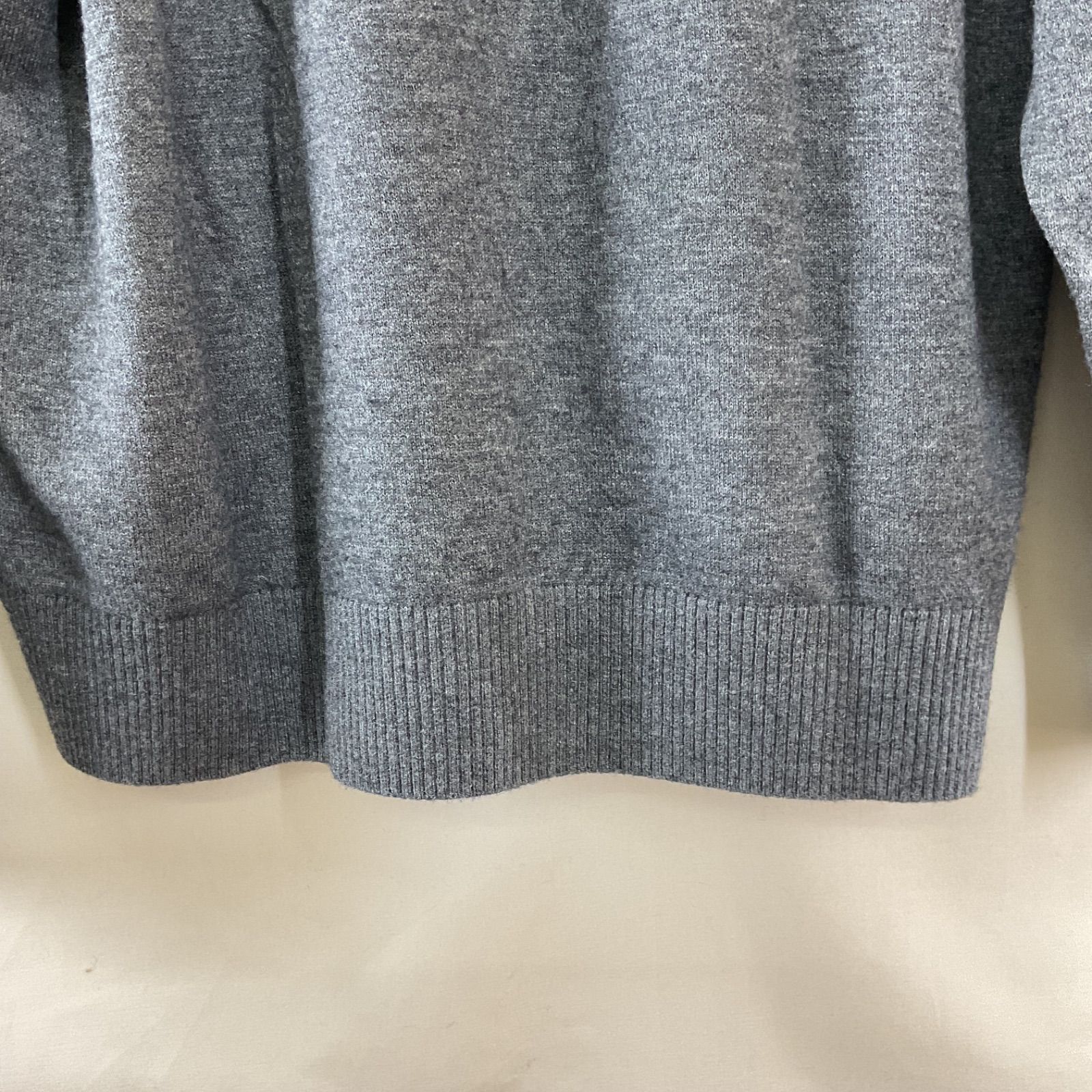 UNDERCOVER UB0D4902-1 ウールニットカーディガン ロゴ刺繍 ウェルト 