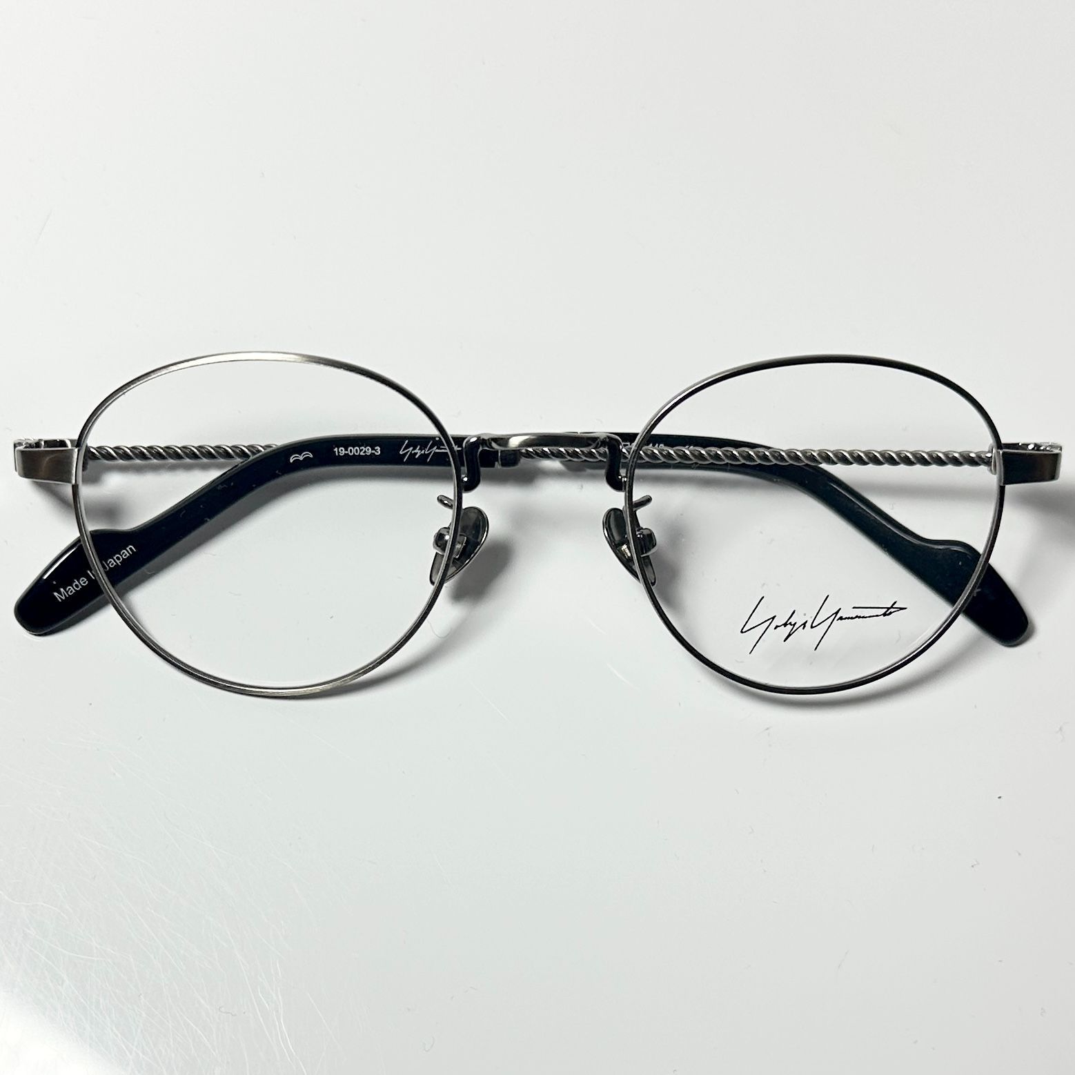Yohji Yamamoto ヨウジヤマモト YY19-0029 3 メガネ 純正ケース付き Y3