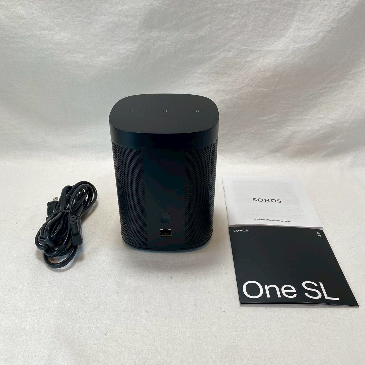 Sonos One SL ブラック スマートスピーカー 本体 説明書付 動作良好 No.4255